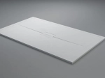Bac douche drainage central, discret et design, Largeur 100 à 210 cm x l. 70 à 120 cm Fabrication sur mesure en résine anti glissant, finition misse, 10 couleurs, Livraison offerte